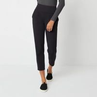 Stylus Womens Tapered High Rise Regular Fit Pull-On Pant