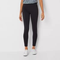 Stylus Womens Mid Rise Knit 26" 7/8 Ankle Legging