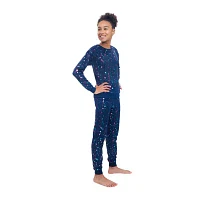 Little & Big Kid Girls Crew Neck Long Sleeve 2-pc. Pajama Sets