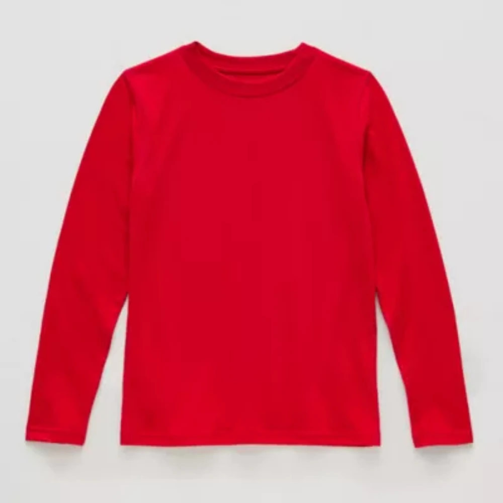 Thereabouts Little & Big Kid Boys Crew Neck Long Sleeve T-Shirt