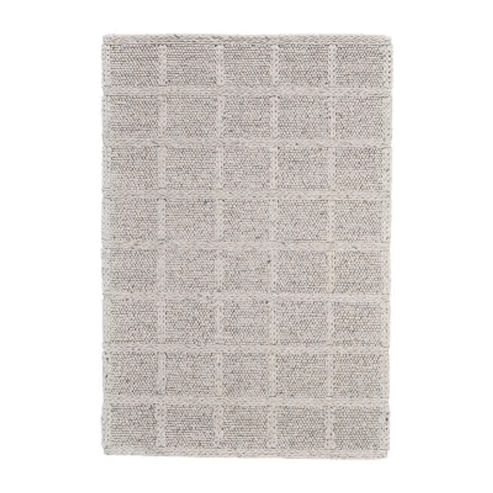 Weave And Wander Genet Solid Flatweave Indoor Rectangle Area Rugs