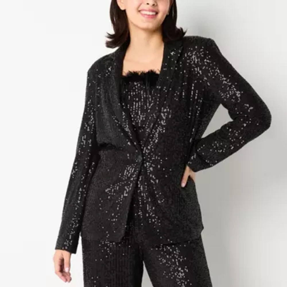 by&by Womens Regular Fit Blazer Juniors