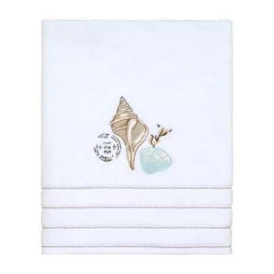 Avanti Farmhouse Shell Embellished Bath Towel
