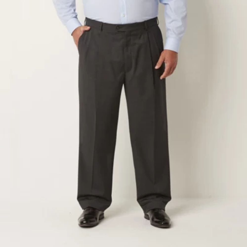 Stafford Coolmax All Season Ecomade Mens Classic Fit Pleated Front Suit Pant