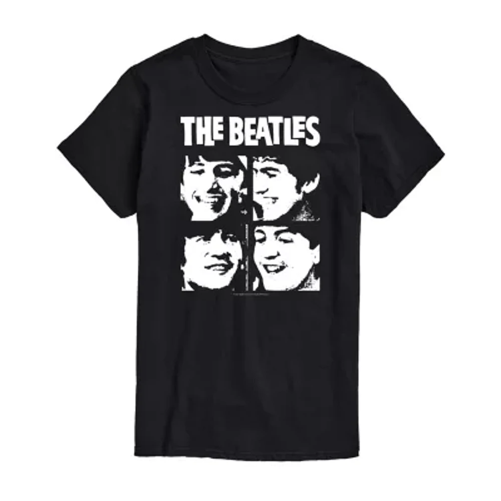 Mens Short Sleeve The Beatles Graphic T-Shirt
