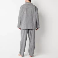 Stafford Modal Mens Long Sleeve 2-pc. Big Pajama Sets