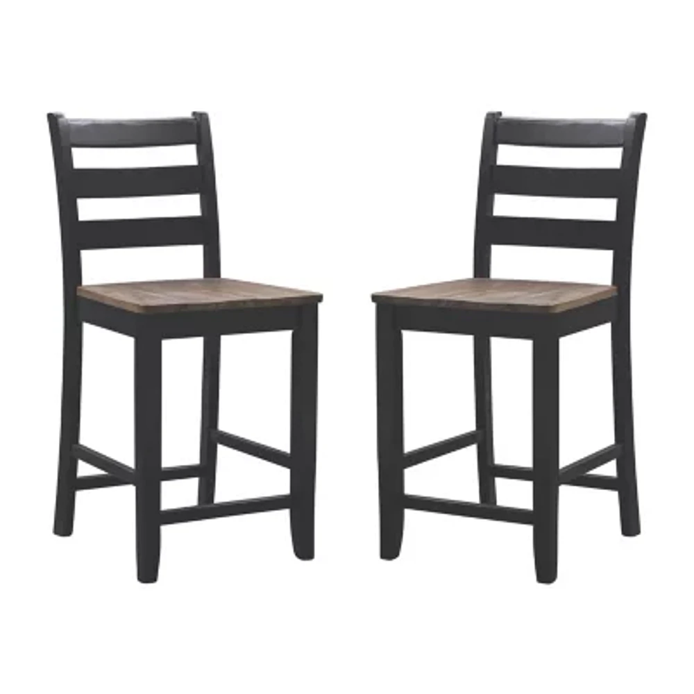 Wenzel 2-pc. Counter Height Bar Stool