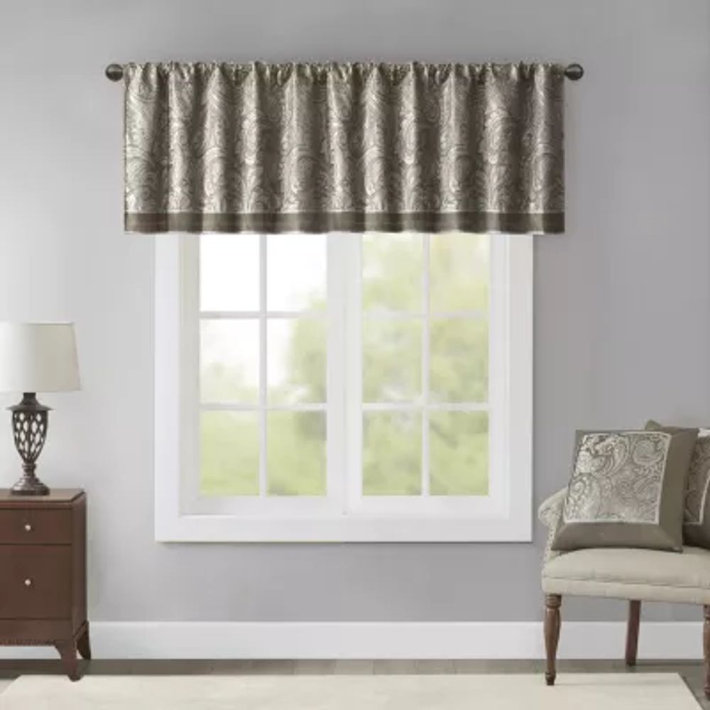 Madison Park Whitman Rod Pocket Tailored Valance
