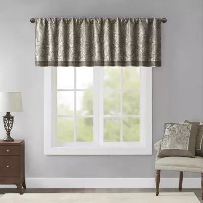 Madison Park Whitman Rod Pocket Tailored Valance