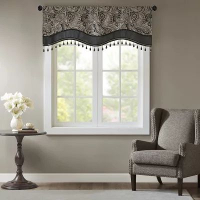 Madison Park Whitman Rod Pocket Scallop Valance