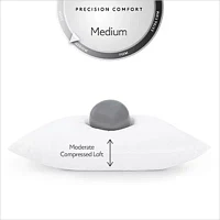 Serta White Goose Feather Back Sleeper 2-Pack Pillow