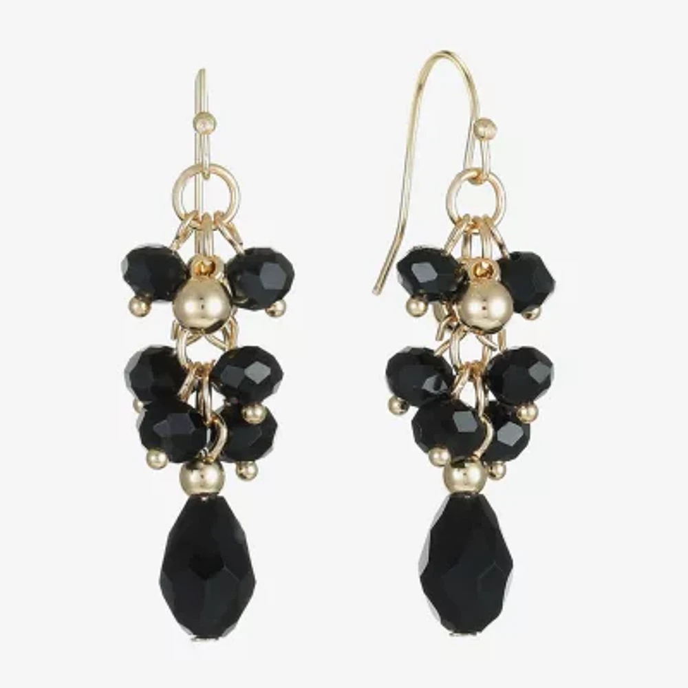 Mixit Gold Tone Womens Drop Earrings