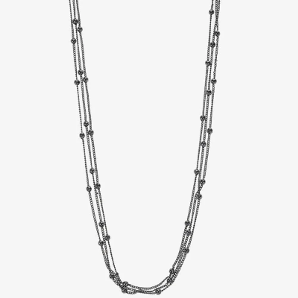 Liz Claiborne Layered Womens 16 Inch Strand Necklace