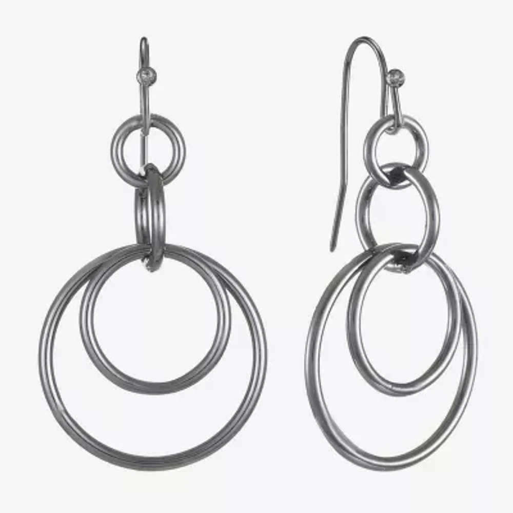 Liz Claiborne Orbital Womens Drop Earrings