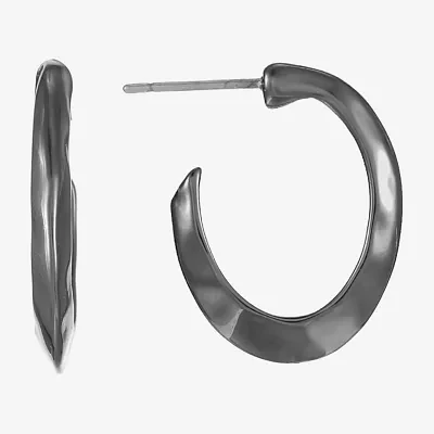Liz Claiborne Open Womens 35mm Hypoallergenic Hoop Earrings