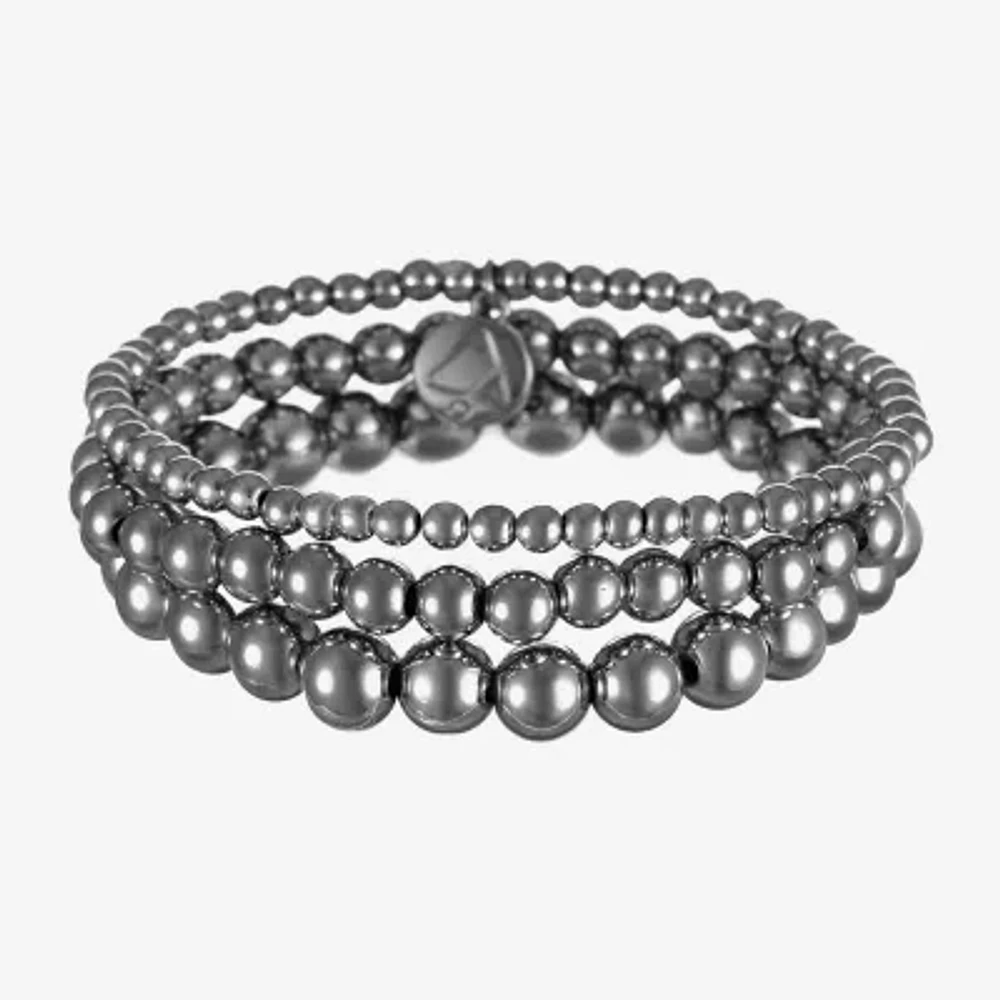 Liz Claiborne 3 Row Womens Stretch Bracelet