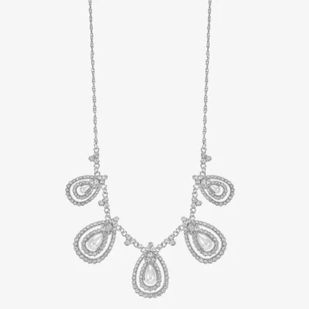 Monet Jewelry Timeless Womens 18 Inch Statement Necklace