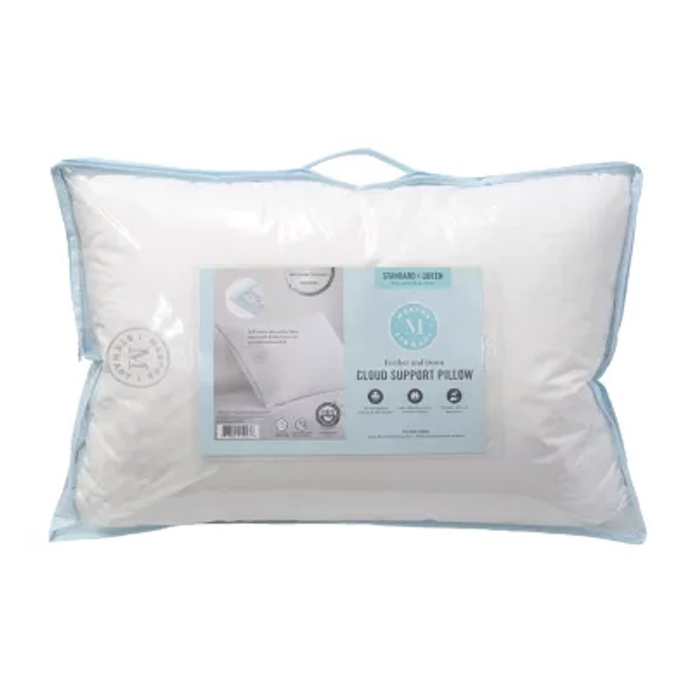 Martha Stewart Feather & Down Cloud Support Pillow