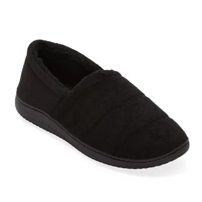 St. John's Bay Suede Scuff Mens Memory Foam Clog Slippers