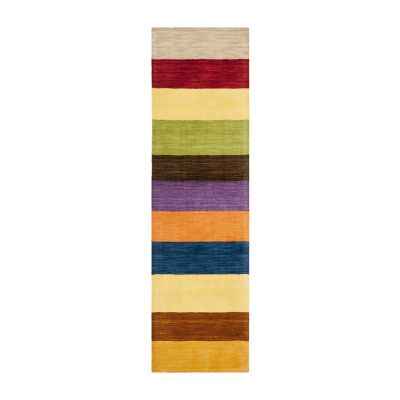 Safavieh Himalaya Collection Jessalyn Striped Runner Rug