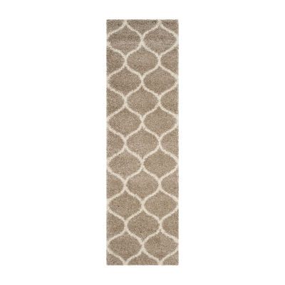 Safavieh Hudson Shag Collection Maria Geometric Runner Rug