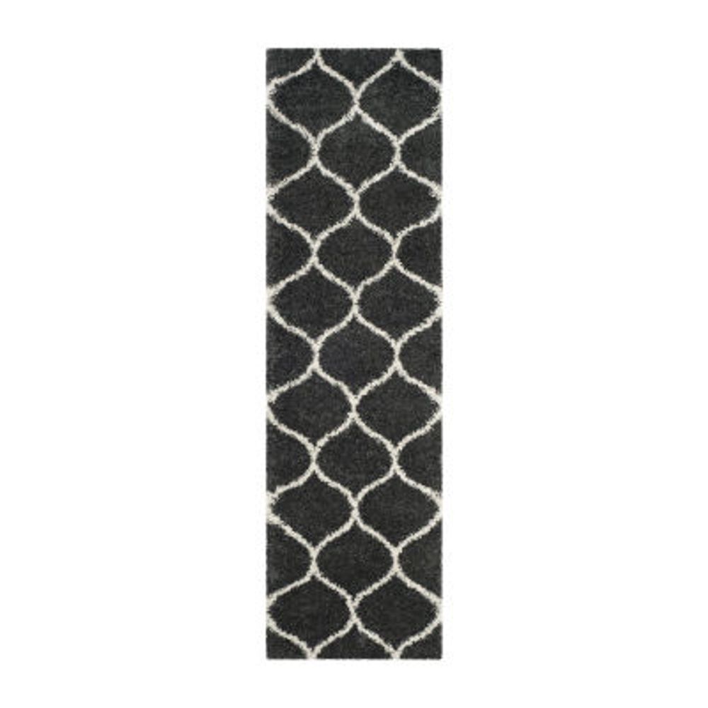 Safavieh Hudson Shag Collection Maria Geometric Runner Rug
