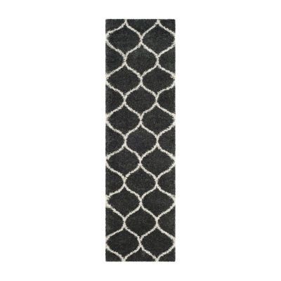 Safavieh Hudson Shag Collection Maria Geometric Runner Rug