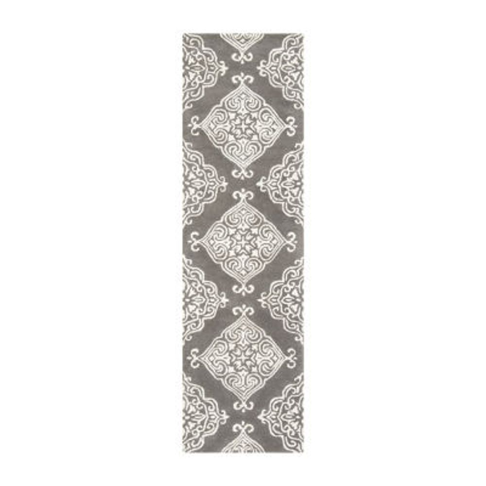 Safavieh Glamour Collection Aubrey Damask Runner Rug