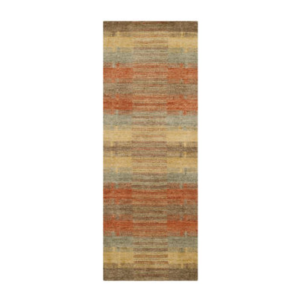 Safavieh Himalaya Collection Garnet Geometric Runner Rug