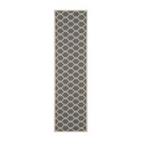 Safavieh Courtyard Collection Jobeth Geometric Indoor/Outdoor Runner Rug