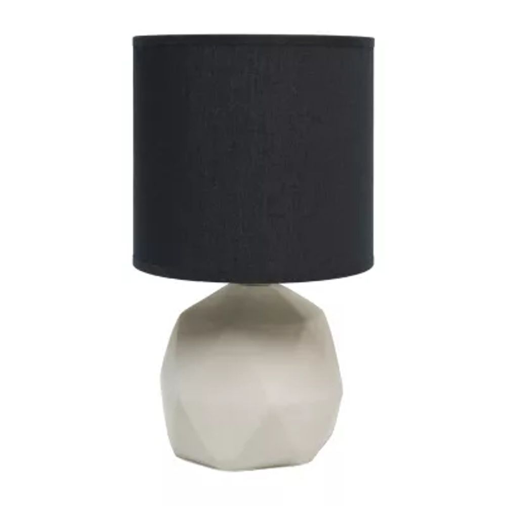 All the Rages Simple Designs Geometric Table Lamp