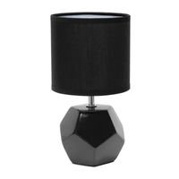 Simple Designs Round Prism Mini Table Lamp