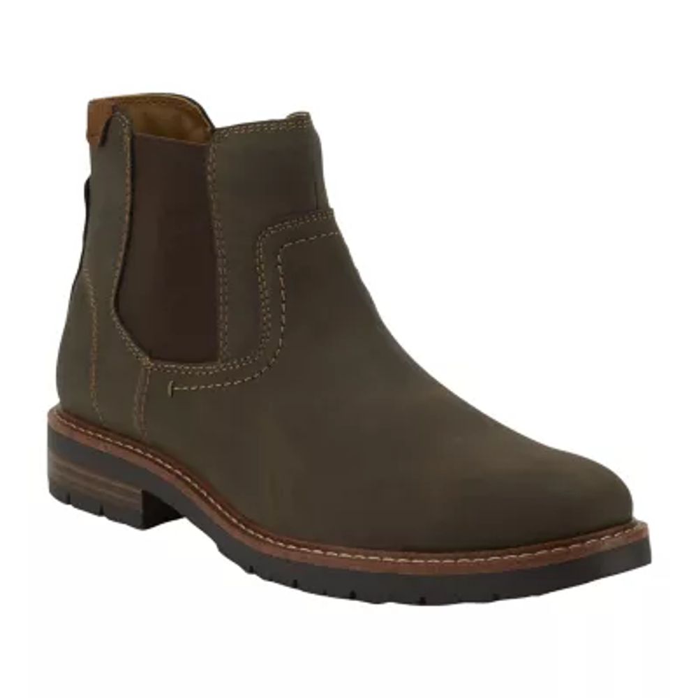 Dockers Mens Ransom Block Heel Chelsea Boots