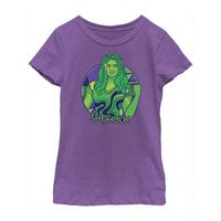 She Hulk Little & Big Kid Girls Crew Neck Short Sleeve Regular Fit Marvel Graphic T-Shirt
