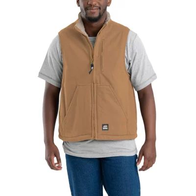 Berne Canyon Sherpa Lined Mens Fleece Vest