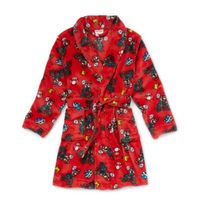 Boys Plush Long Sleeve Knee Length Super Mario Robe