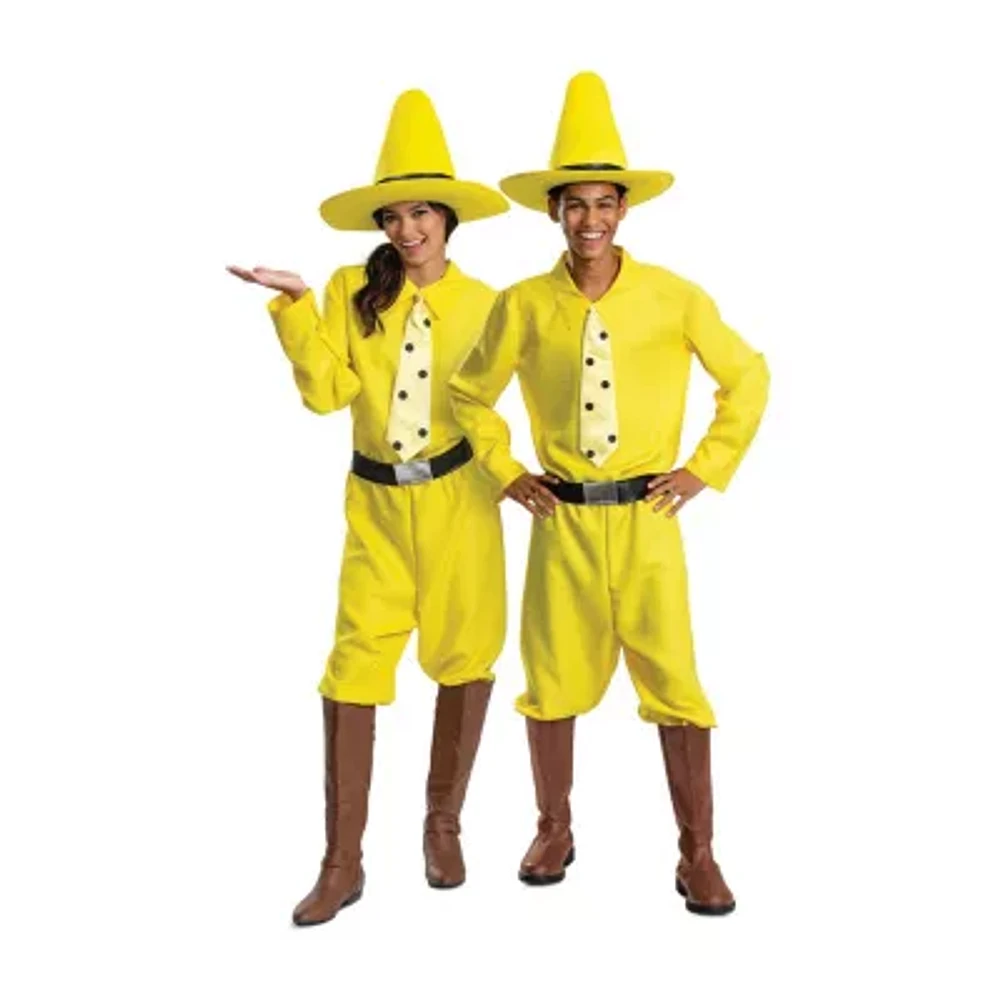 Unisex Adult Person The Yellow Hat Curious George Costume