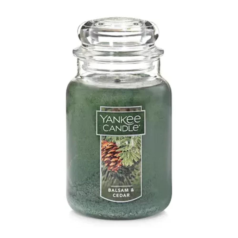 Yankee Candle Balsam & Cedar Original Large Single Wick Scented Jar Candle