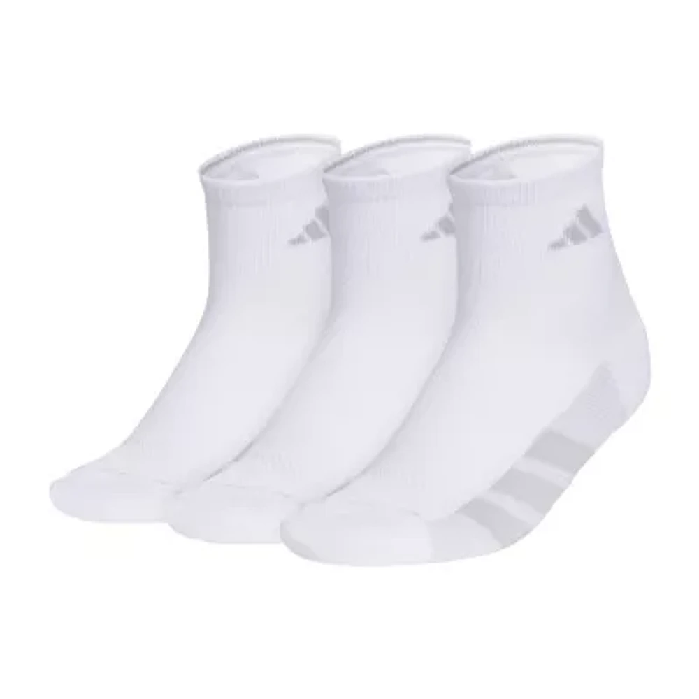 adidas All Day Training Womens Multi-Pack 3 Pair Quarter Ankle Socks