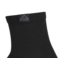adidas Cushion Sport High 3 Pair Quarter Ankle Socks Mens