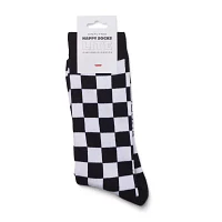 Happy Socks LITE Check Mens 1 Pair Crew