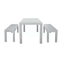 Dario Patio Collection 3-pc. Weather Resistant Rectangular Dining Set