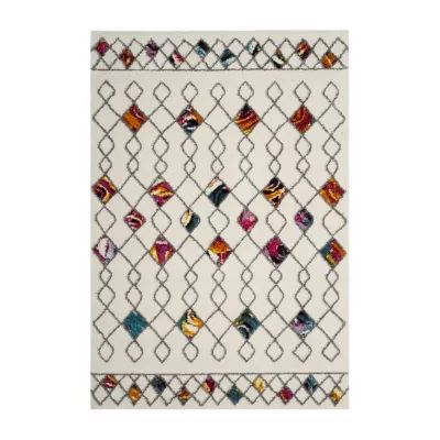 Safavieh Lucinda Geometric Shag Rectangular Rugs