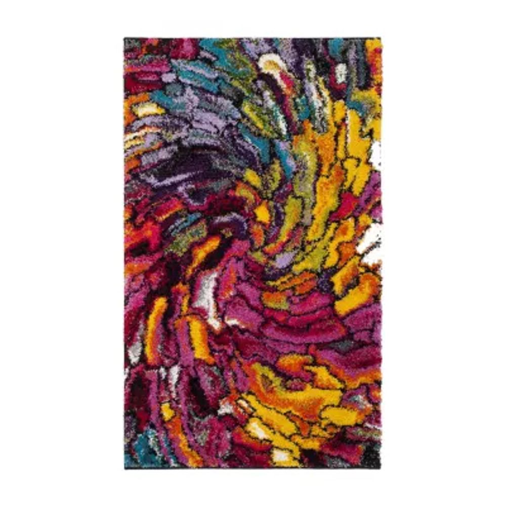 Safavieh Lilly Abstract Shag Rectangular Rugs