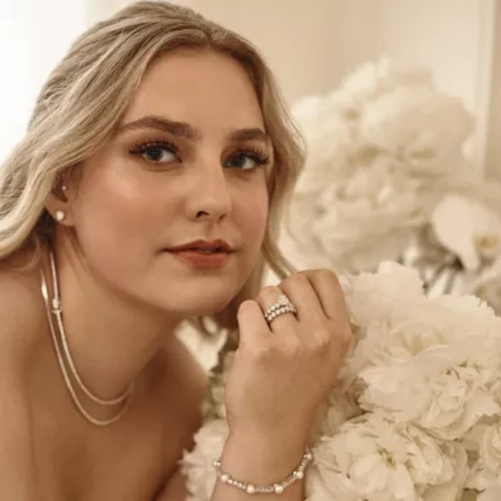 Ever Star CT. T.W. Lab-Grown (G / SI1-SI2) Diamond 10K or 14K Gold Round Stud Earrings