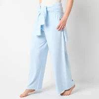 Arizona Fleece Womens Wide Leg Regular Fit Juniors Fleece Sweatpant