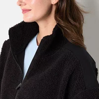Xersion Womens Boucle Sherpa Jacket