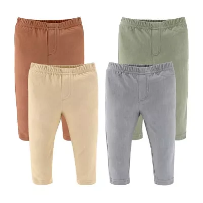 The Peanutshell Baby Unisex Easy-on + Easy-off Straight Regular Fit Pull-On Pant