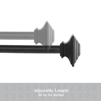 Kenney Collection™ Fast Fit™ Easy Install Mission 5/8 Adjustable Curtain Rod