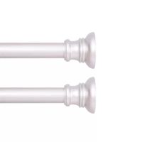 Kenney Easy Install Collection™ Fast Fit™ No Tools Nicholas 2-Pack 5/8 IN Tension Curtain Rod